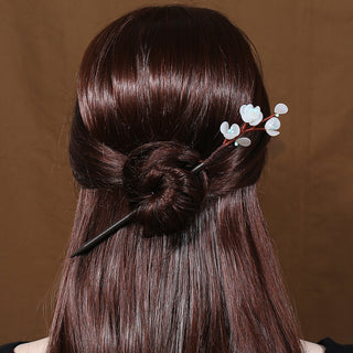 Vintage Hair Stick Pick Natural Wooden Sandalwood Chinese Style Chopsticks Ethnic Hair Pin Women Hairpins Jewelry Accessories Alodia Store