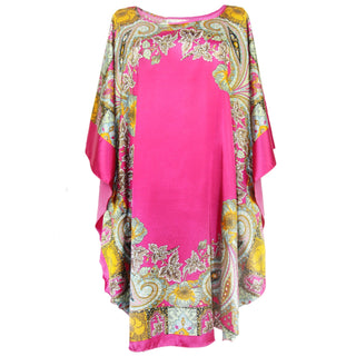 Sexy Female Silk Rayon Robe Bath Gown Nightgown Summer Casual Home Dress Printed Loose Sleepwear Plus Size Nightwear Bathrobe ALODIA STORE