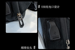 Fashion Chest Bag Men Universal Polyhedron Diagonal Hard Shell Waterproof Function Backpack Riding Couple Shoulder Bag ALODIA STORE