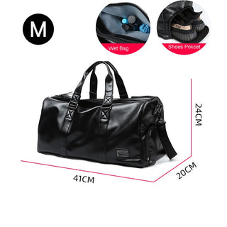 Travel Bag Carry on Luggage Duffel Bags Large PU Leather Tote Belt Weekend Crossbody Bag Overnight Solid sac de voyage XA88WC ALODIA STORE