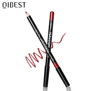 QIBEST 12Colors Lip Liner Lip Makeup Long-lasting Matte Lipliner Pencil Waterproof Moisturizing Lipstick Contour Cosmetics TSLM2 ALODIA STORE
