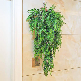Artificial Plant Vines Wall Hanging Rattan Leaves Branches Outdoor Garden Home Decoration Plastic Fake Silk Leaf Green Plant Ivy ALODIA STORE