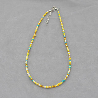 Simple Seed Beads Strand Choker Necklace Women String  Collar Charm Colorful Handmade Bohemia Collier Femme Jewelry Gift ALODIA STORE