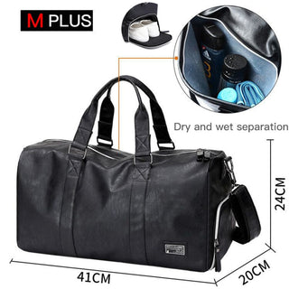 Travel Bag Carry on Luggage Duffel Bags Large PU Leather Tote Belt Weekend Crossbody Bag Overnight Solid sac de voyage XA88WC ALODIA STORE