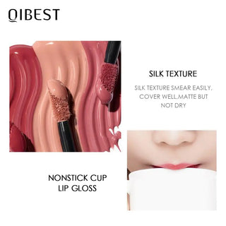 QIBEST Matte Liquid Lipstick Makeup Set Lip Makeup Set Long Lasting Lip Gloss Waterproof Lip Tint Matte Lipgloss Cosmetic Kit - Alodia Store