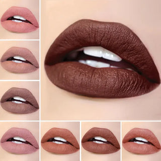 QIBEST Liquid Lipstick Lips Matte Lipgloss Pigment Waterproof - Alodia Store