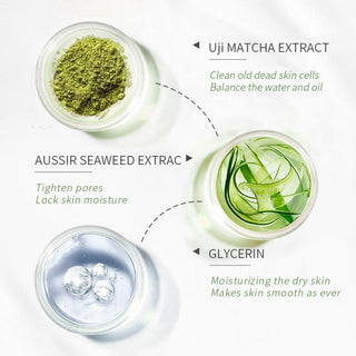 Matcha Exfoliating Face Scrub Moisturizing Oil Control Peeling Mud Mask Remove Dead Horny Blackhead Anti Acne Body Scrub ALODIA STORE