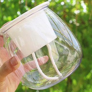 Self Watering Planter Pots Mini Round Design Succulent Plant Pot Indoor Home Garden Modern Decorative Pot Garden Supplies FU ALODIA STORE