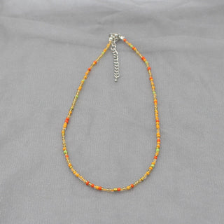 Simple Seed Beads Strand Choker Necklace Women String  Collar Charm Colorful Handmade Bohemia Collier Femme Jewelry Gift ALODIA STORE