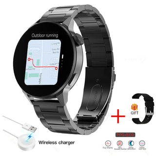 New 390*390 HD Screen NFC Smart Watch Men Bluetooth Call Sport GPS Track Watch Custom Dial Heart Rate ECG PPG Smartwatch For Men ALODIA STORE