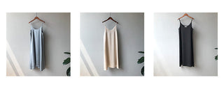 Spring summer Woman Tank Dress Casual Satin Sexy Camisole Elastic Female Home Beach Dresses v-neck camis sexy dress ALODIA STORE