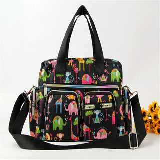Ladies LargeCapacity Waterproof Tote Bag Flower ALODIA STORE
