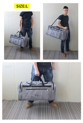 Large travel bags 70cm sport Duffle Bags Female Overnight Carry on Luggage bags men Waterproof Oxford Weekend bags sac de Sport ALODIA STORE