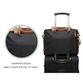 Men Canvas Work Bag Briefcase Travel Messenger Shoulder Bag Multifunction Tote Handbag Big Casual Business Laptop Pocket XA284ZC ALODIA STORE