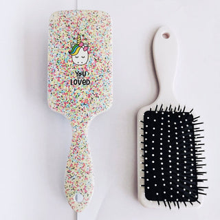 Hair Comb Detangling Hair Brush Air Bag Hairbrush Salon Hairdressing Straight Curly Hair Comb Women Paddle Detangler Hair Brush ALODIA STORE