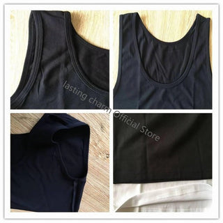 I Love Big Black Cat Graphical Sexy CropTop Adult Humor Fun Flirty Print Tank Tops Hotwife Yoga Sports Fitness Camisole ALODIA STORE