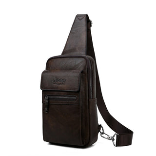 JEEP BULUO Brand Fashion Sling Bags High Quality Men Bags Split Leather Large Size Shoulder Crossbody Bag For Young Man ALODIA STORE