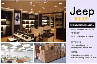 JEEP BULUO Man Leather Bag Shoulder Crossbody Bags For Men Cow Split Leather Male iPad Business Messenger Bag ALODIA STORE