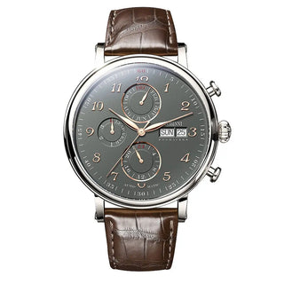 LOBINNI Luxury Mechanical Gear Watch Men gift Seagull Movement Automatic Black Self Winder Sapphire Watch Brand Men Metal Bezel ALODIA STORE