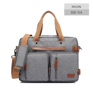 Men Canvas Work Bag Briefcase Travel Messenger Shoulder Bag Multifunction Tote Handbag Big Casual Business Laptop Pocket XA284ZC ALODIA STORE