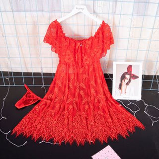 Lingerie Ladies Sexy lace Nightdress M-3XL ALODIA STORE