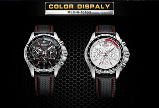 MEGIR Mens Watches Top Brand Luxury Quartz Watch Men Fashion Luminous Army Waterproof Men Wrist Watch  Relogio Masculino 1010G ALODIA STORE