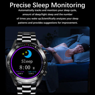 LIGE New Steel Band Digital Watch Men Sport Watches Electronic LED Male Wrist Watch For Men Clock Waterproof Bluetooth Hour+box ALODIA STORE