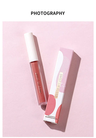 QIBEST Waterproof Liquid Lipstick Lips Makeup Lip Gloss Long Lasting 8 Colors Nude Cosmetic Makeup Matte Lipgloss Lip Tint Matte ALODIA STORE