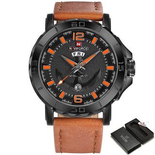 NAVIFORCE Men's Fashion Business Quartz Wristwatches Creative Sports Watches Men Luxury Brand Watch Clock Male Relogio Masculino ALODIA STORE