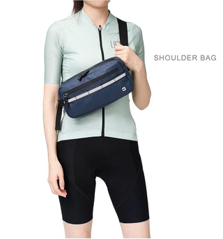 Rhinowalk Handlebar Bag Bicycle Bag Frame Pannier Bag Waterproof Multifunction Portable Shoulder Bag Cycling Bag Bike Accessorie ALODIA STORE