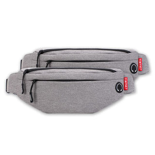 TINYAT Men Waist Bag Pack Purse Casual Large Phone Belt Bag Pouch Women's Canvas Travel Phone Bag Fanny Banana Bag Hip 4 Pockets ALODIA STORE