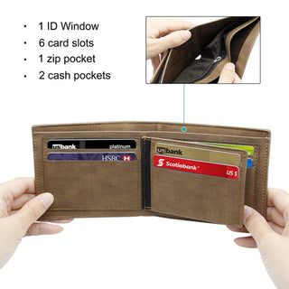 Picture Engraving Wallet PU Leather Wallet ALODIA STORE
