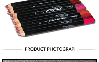 QIBEST 12Colors Lip Liner Lip Makeup Long-lasting Matte Lipliner Pencil Waterproof Moisturizing Lipstick Contour Cosmetics TSLM2 ALODIA STORE