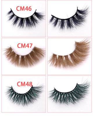 New color 3D mink lashes extension ALODIA STORE