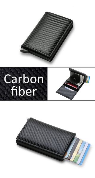 Leather Bank Card Wallet ALODIA STORE