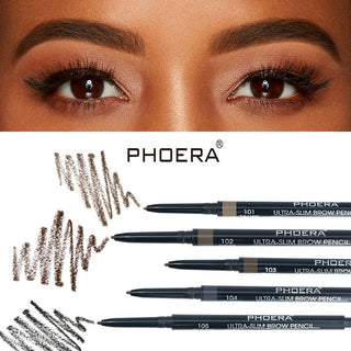 PHOERA eyebrow brush 5 Color Double Ended ALODIA STORE