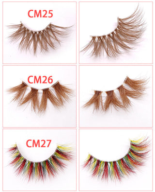 New color 3D mink lashes extension ALODIA STORE