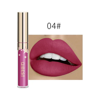 QIBEST Liquid Lipstick Waterproof Lipgloss 24 Color Lipgloss Lipstick Lips Makeup Cosmetic Long Lasting Lip Tint Lip Gloss Matte ALODIA STORE