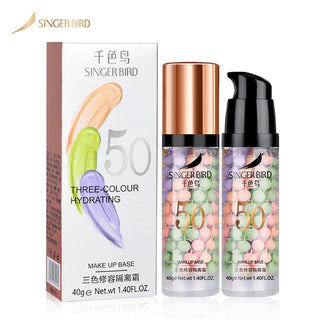 SINGERBIRD 7in1 Foundation Base Cream Face Primer Makeup Matte Base Make Up Oil Control Smooth Fine Lines Pore Natural BB Cream ALODIA STORE