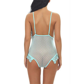 Sexy Plus size Women lingerie Lace See-through Erotic Underwear lingerie sheer bodysuit Sleepwear Exotic intimate sexy lingerie ALODIA STORE