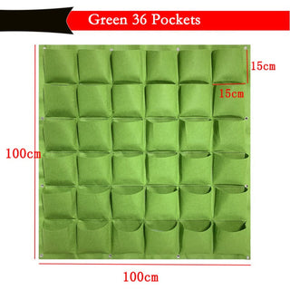 NEW Wall Hanging Pockets Planting Bags Flower Pot Waterproof Grow Bag Garden Planter Vertical Suculentas Plant Pot Home Decor ALODIA STORE