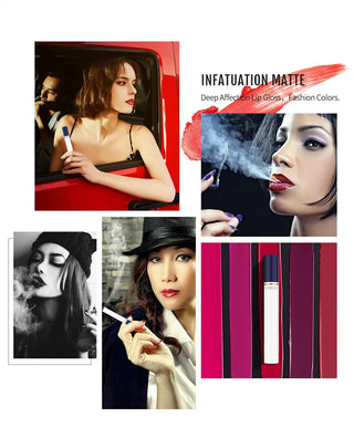 QIBEST Matte Liquid Lipstick Makeup Set Lip Makeup Set Long Lasting Lip Gloss Waterproof Lip Tint Matte Lipgloss Cosmetic Kit - Alodia Store