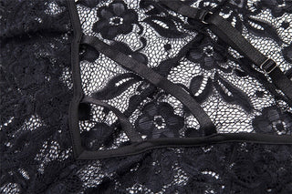 Sexy Plus size Women lingerie Lace See-through Erotic Underwear lingerie sheer bodysuit Sleepwear Exotic intimate sexy lingerie ALODIA STORE
