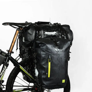 Rhinowalk 20L Waterproof Pannier Bag Multifunctional Bike Bag High Capacity Bicycle Bag Shoulder Bag Bike Accessory ALODIA STORE