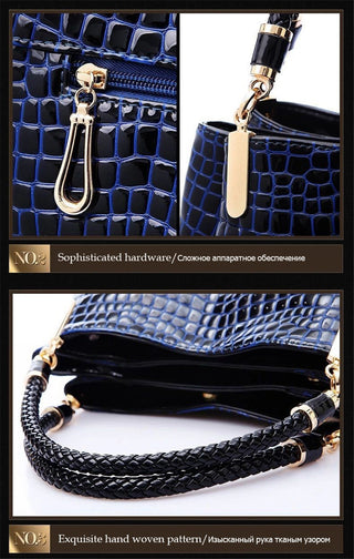 Ladies Hand Top-handle Bags for Women 2019 PU Leather Designer Handbags High Quality Women Shoulder Bag Black Bolsa Feminina Sac ALODIA STORE