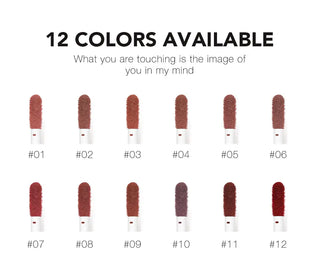 O.TWO.O Liquid Lipstick Matte Lip Gloss Cosmetic Lightweight Lip Glaze Long Lasting Lip Tint  Waterproof 12 Color Lips Makeup ALODIA STORE