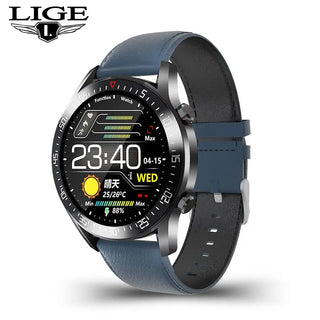 LIGE New Steel Band Digital Watch Men Sport Watches Electronic LED Male Wrist Watch For Men Clock Waterproof Bluetooth Hour+box ALODIA STORE