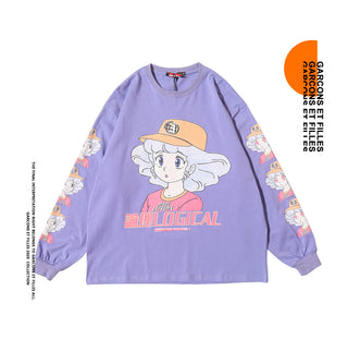 EXTREME Long Sleeve Women's Harajuku Cute Kawaii Clothes Oversized ALODIA STORE