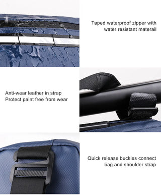 Rhinowalk Handlebar Bag Bicycle Bag Frame Pannier Bag Waterproof Multifunction Portable Shoulder Bag Cycling Bag Bike Accessorie ALODIA STORE