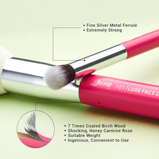 Jessup Makeup Brushes 10pcs Makeup Brush Natural ALODIA STORE